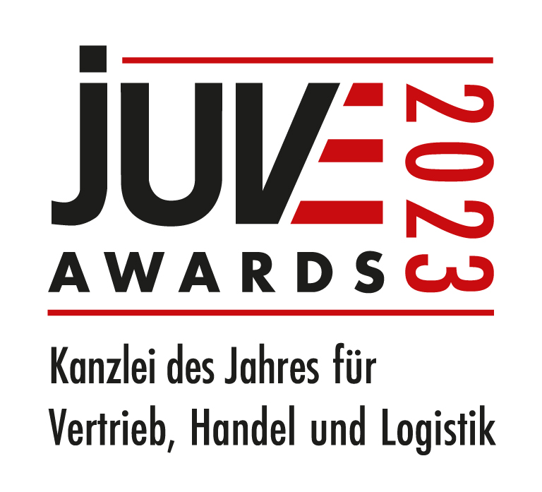Juve Awards 2023 - "Kanzlei des Jahres für Vertrieb, Handel und Logistik"